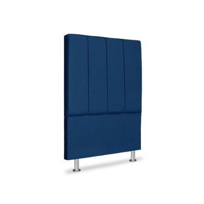 Cabeceira Estofada Cama Box Carla Linha Premium Cor:azul Marinho;tamanho:solteiro 90 Cm