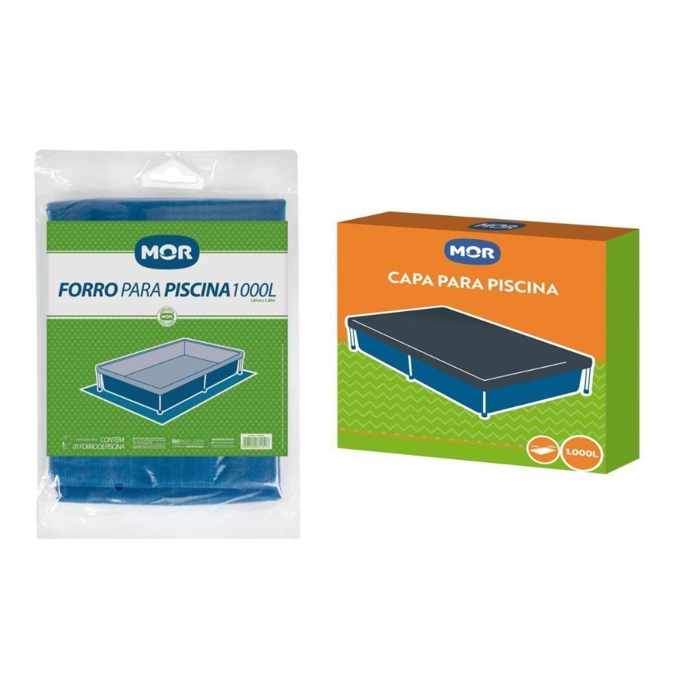 Capa E Forro Para Piscina 400 E 1000 Litros Mor - 4