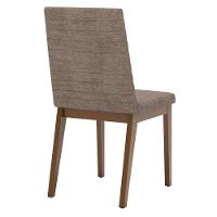 Cadeira Para Mesa De Jantar Elena Ambiente Kit 02 Peças Nature Cacao - Henn - 2