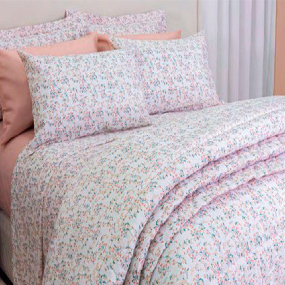 Jogo De Cama Duplo Casal 4 Peças 140 Fios 250x220cm Clarice Realce Premium - Sultan - 3