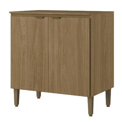 Balcão 80 Cm 2 Portas Com Tampo Magnólia Naturale - Thb