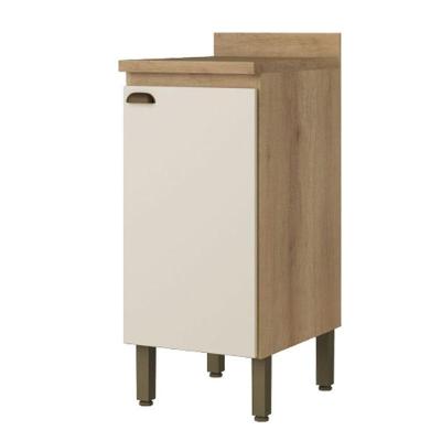 Balcão 40 Cm Com 1 Porta Finesse Capuccino Off White - Thb