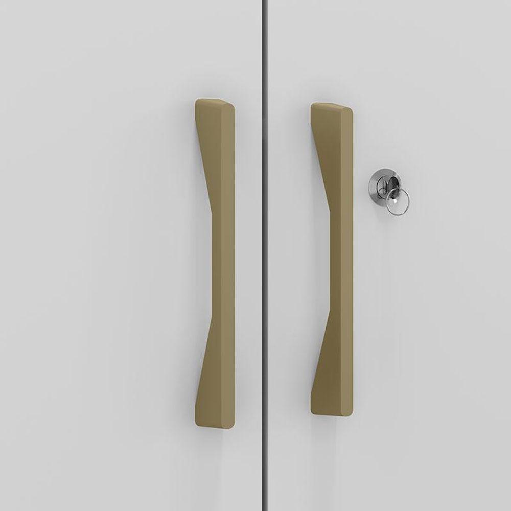 Armário Multiuso Luna Branco Fosco - Kits Paraná - 2