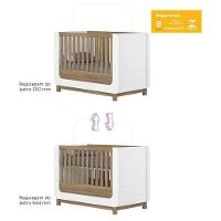 Berço Mini Cama Aconchego Branco Jequitibá Hp - Henn - 3