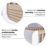 Berço Mini Cama Aconchego Branco Jequitibá Hp - Henn