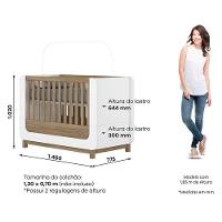 Berço Mini Cama Aconchego Branco Jequitibá Hp - Henn - 7