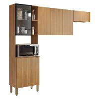 Cozinha Compacta 3 Peças Vert Plus Freijó - Kits Paraná - 1