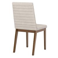 Cadeira Para Mesa De Jantar Elena Kit 02 Peças Nature Linho - Henn - 2