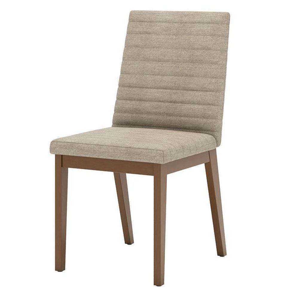 Cadeira Para Mesa De Jantar Elena Ambiente Kit 02 Peças Nature Creme - Henn - 2