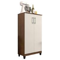 Armário Multiuso Brisa Nogueira Off White Fosco - Kits Paraná - 1