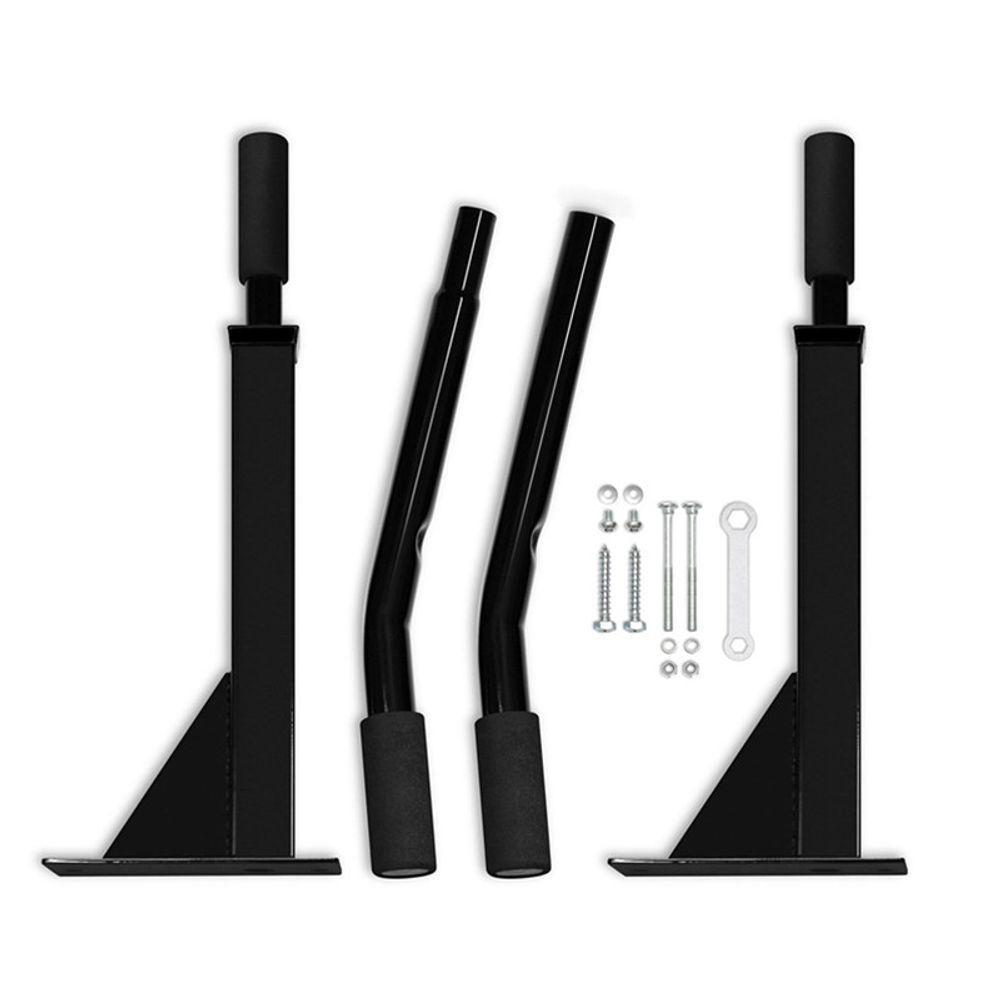 Barra De Flexao Para Fixacao Na Parede - Preto - 2