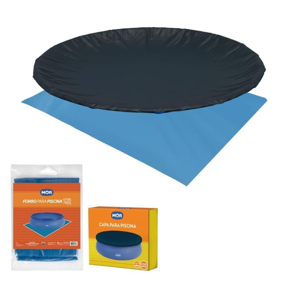 Capa E Forro Para Piscina 6700 E 7800 Litros Mor - 1