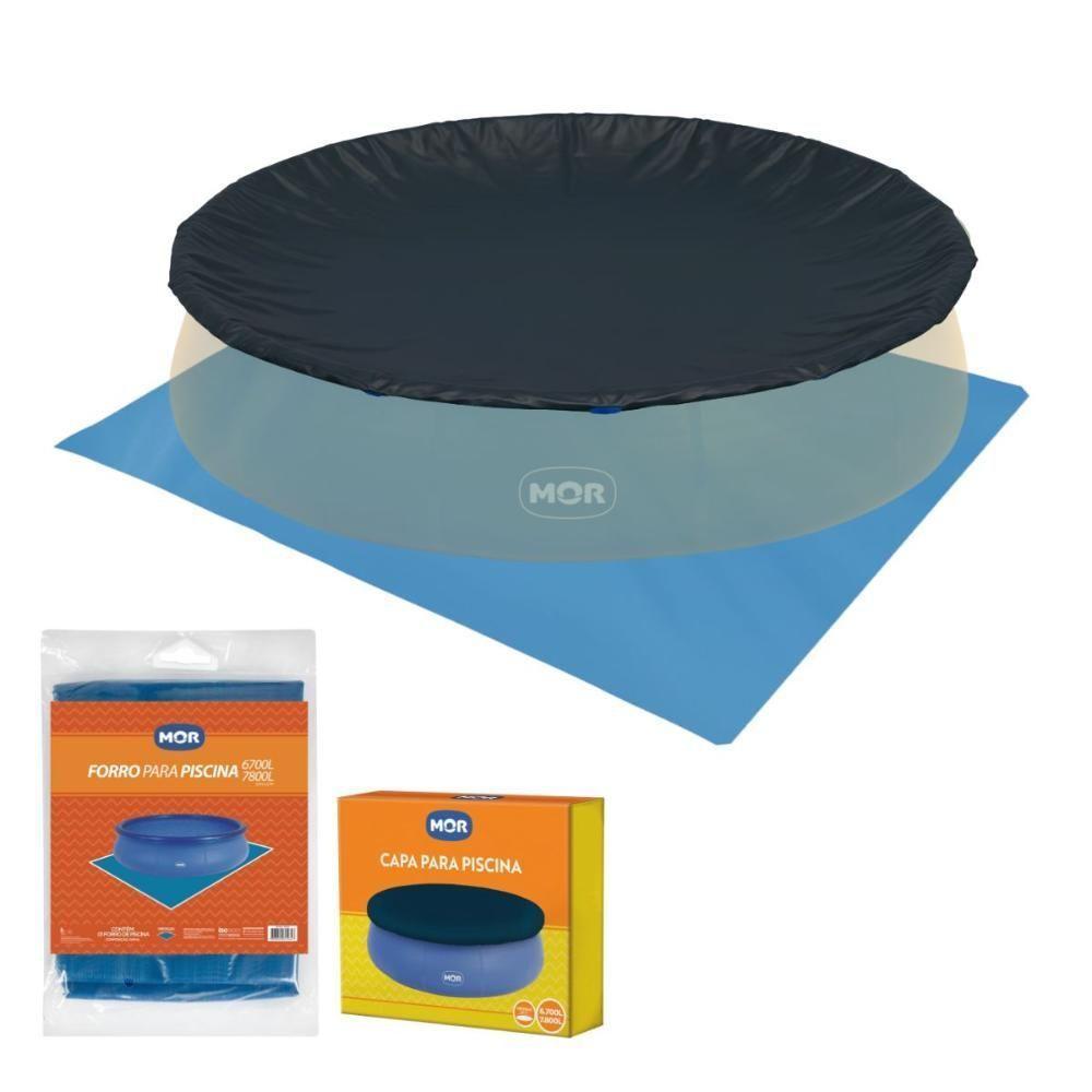 Capa E Forro Para Piscina 6700 E 7800 Litros Mor - 2