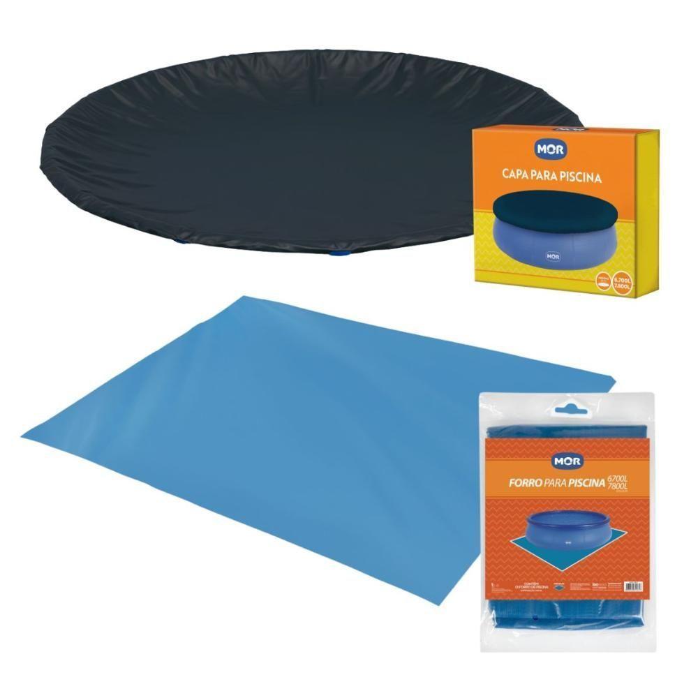 Capa E Forro Para Piscina 6700 E 7800 Litros Mor - 3