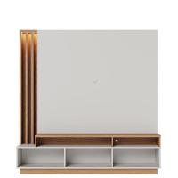 Estante Home Theater Humaitá Off White Matte Freijó Com Aparador Riviera Freijó - Colibri - 3