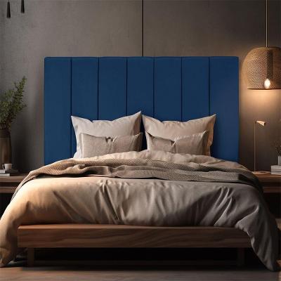 Cabeceira Estofada Cama Box Carla Linha Premium Cor:azul Marinho;tamanho:queen 160 Cm