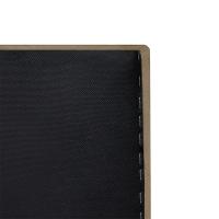 Cabeceira Estofada Cama Box Casal 140 Cm Carla Premium - Veludo Bege Escuro - 5