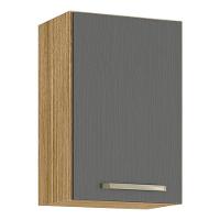 Cozinha Modulada Line Composição 1 Com Armário 40cm Ametista Gris Freijó - Kits Paraná - 2