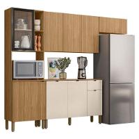 Cozinha Compacta Vert Plus Com Balcão Para Cozinha Freijó Freijó Soft - Kits Paraná - 1