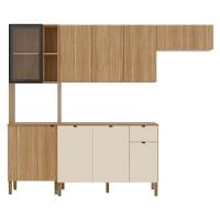 Cozinha Compacta Vert Plus Com Balcão Para Cozinha Freijó Freijó Soft - Kits Paraná - 2