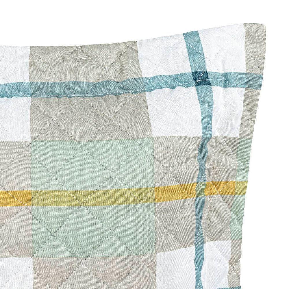 Cobre Leito Casal Dupla Face Sublime 400 Fios Micropercal Estampa York - 3