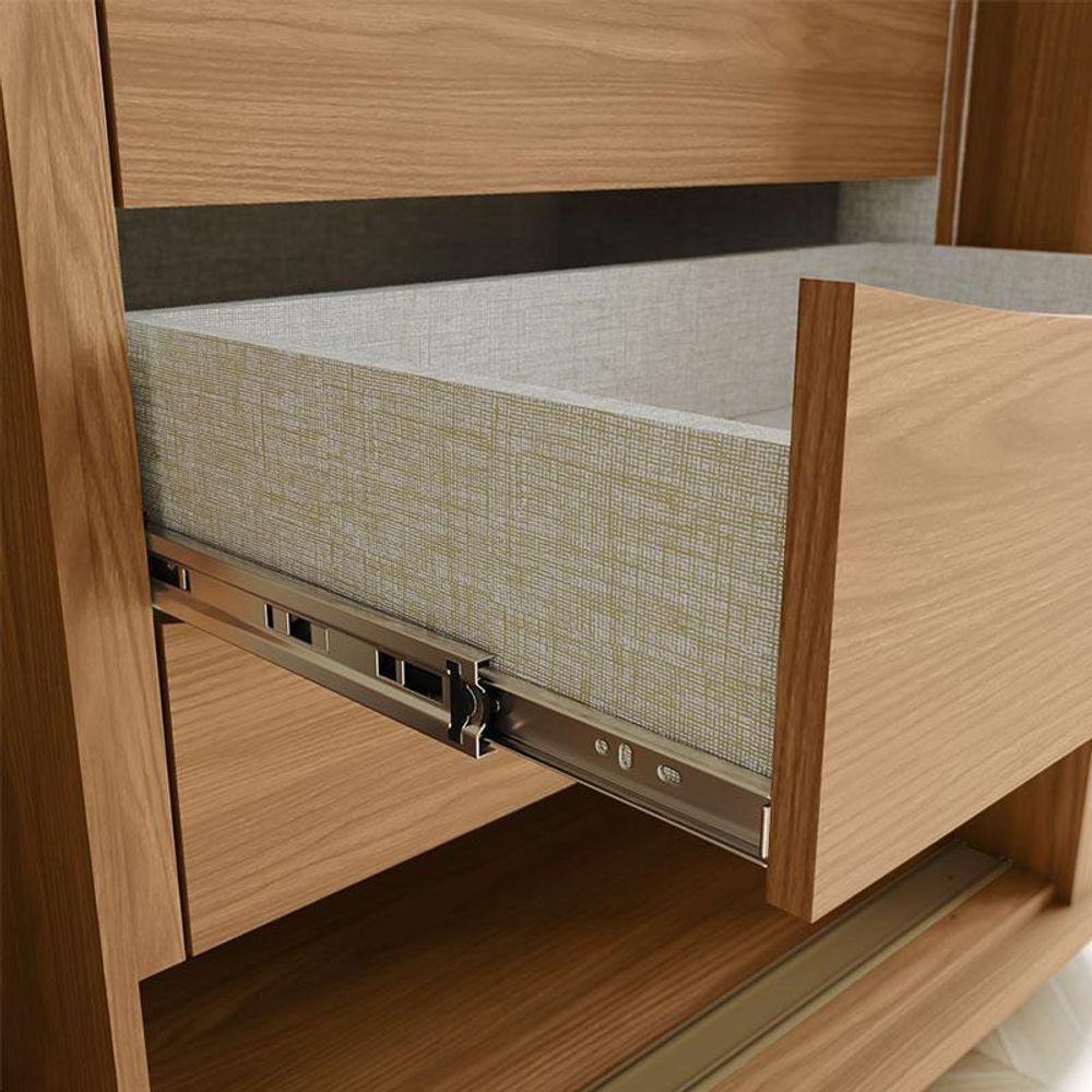 Guarda Roupa Casal Mozzate Ambiente 2 Portas Nature Off White Flex - Henn - 5