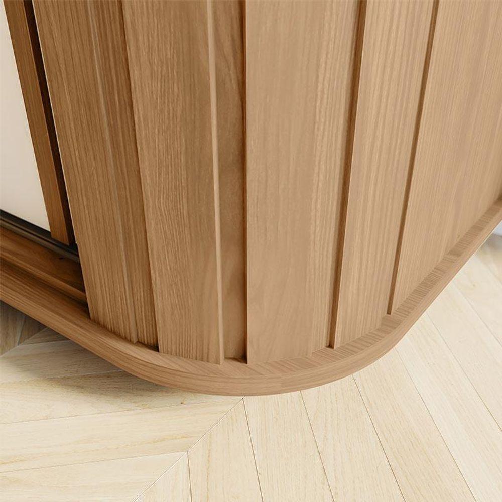 Guarda Roupa Casal Mozzate Ambiente 2 Portas Nature Off White Flex - Henn - 6