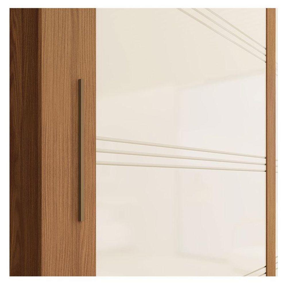 Guarda Roupa Casal Medelín E Cômoda Ravenna Ambiente Nature Off White - Henn - 5