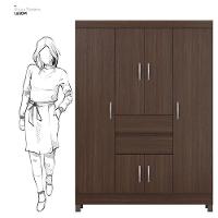 Guarda Roupa Casal Ecom 2 Café - Demóbile - 2