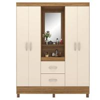 Guarda Roupa Casal Capelinha Lord Amêndola Off White - Demóbile - 1