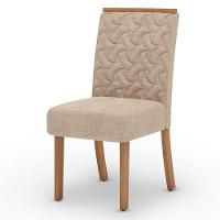 Cadeira Para Mesa De Jantar Esther Ambiente Kit 02 Peças Nature Creme - Henn - 2