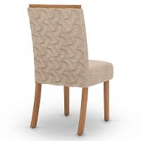 Cadeira Para Mesa De Jantar Esther Ambiente Kit 02 Peças Nature Creme - Henn - 3