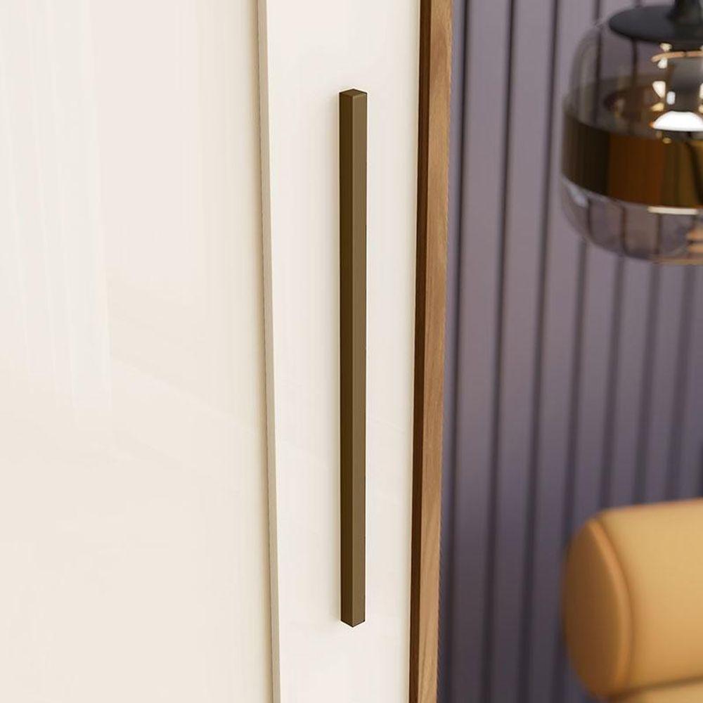 Guarda Roupa Casal Cayman E Cômoda Ravenna Ambiente Nature Off White - Henn - 5