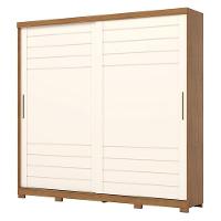 Guarda Roupa Casal Cayman E Cômoda Ravenna Ambiente Nature Off White - Henn - 2