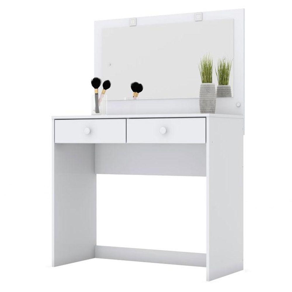 Guarda Roupa Casal Caju 6 Portas E Penteadeira Daila Ambiente Com Led Branco - Henn - 7