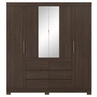 Guarda Roupa Casal Cádis Com Multiuso Viena Café - Demóbile - 2