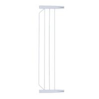 Extensor Para Grade De Proteção Para Porta 20 Cm Branca - Tubline - 1