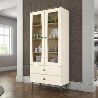 Cristaleira Liz Ambiente Off White Nature - Henn - 1