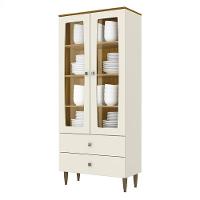 Cristaleira Liz Ambiente Off White Nature - Henn - 6