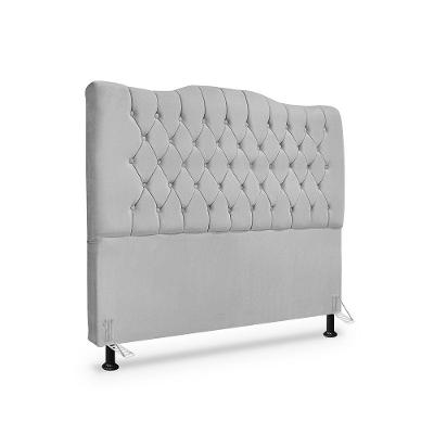 Cabeceira De Cama Box Casal 140 Cm Dunas cinza