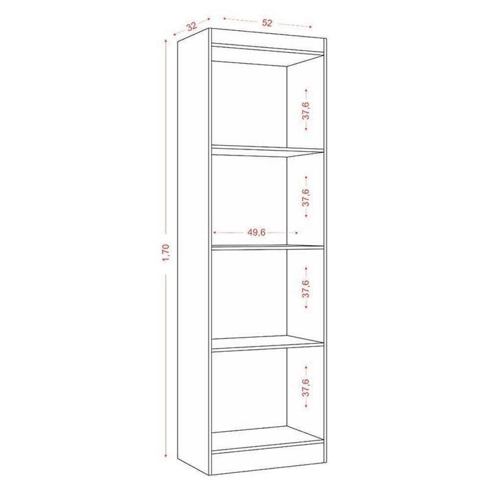 Guarda Roupa Casal Nápole 2045149 E Armário Multiuso New 2000192 E Cômoda Londres Branco - Aramóveis - 7