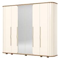 Guarda Roupa Casal Premium E Cômoda Ravenna Nature Off White - Henn - 2