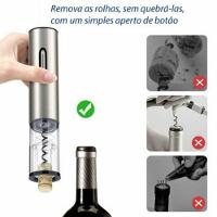Abridor Vinho Saca Rolha Elétrico Sem Fio Bateria Recarregável 883 Lorben - 6
