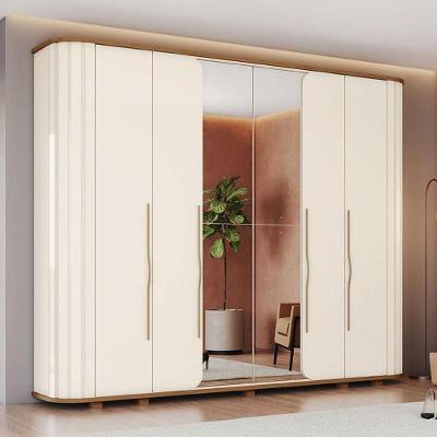 Guarda Roupa Casal Premium Ambiente 6 Portas Off White Nature - Henn