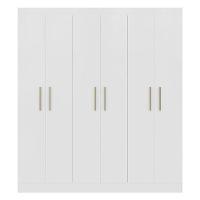 Guarda Roupa Casal Ipê 6 Portas Branco Fosco - Kits Paraná - 2