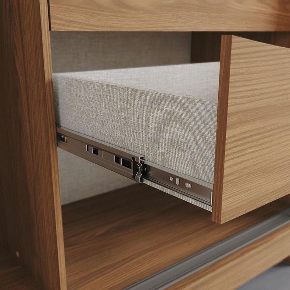 Guarda Roupa Casal Vasti Ambiente 2 Portas Nature Off White - Henn - 4