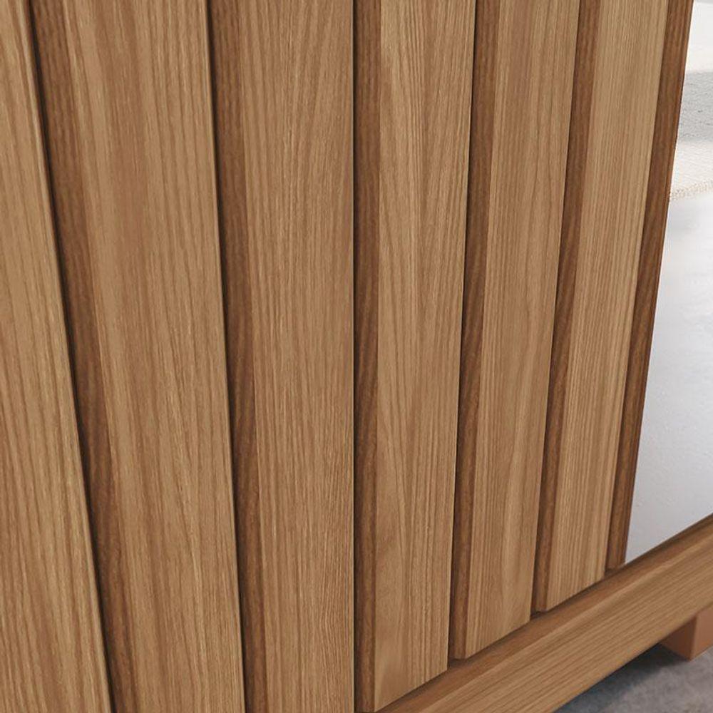 Guarda Roupa Casal Vasti Ambiente 2 Portas Nature Off White - Henn - 6