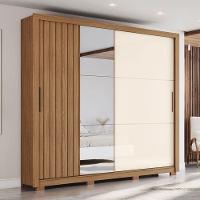 Guarda Roupa Casal Vasti Ambiente 2 Portas Nature Off White - Henn - 1