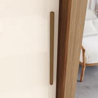 Guarda Roupa Casal Vasti Ambiente 2 Portas Nature Off White - Henn - 5