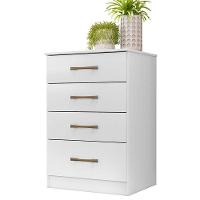 Guarda Roupa Infantil Lima Com Cômoda Ms913 E Armário Multiuso New íris Branco Brilho - Moval - 5